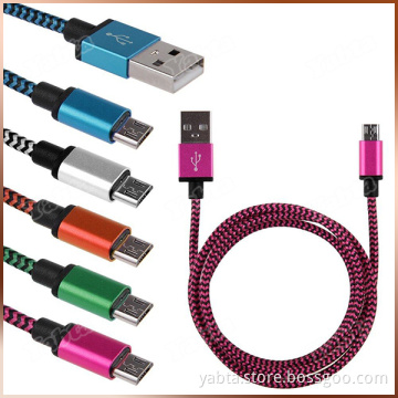 2015 New Aluminum Connector Braided IOS9 USB Sync Charging Cable For Iphone 6S
